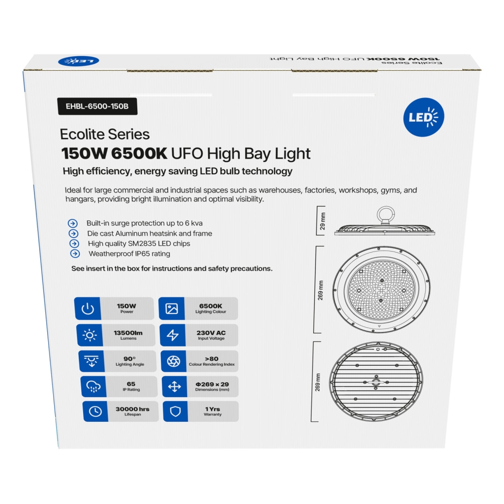 High Bay Light - EHBL-6500-150B 004