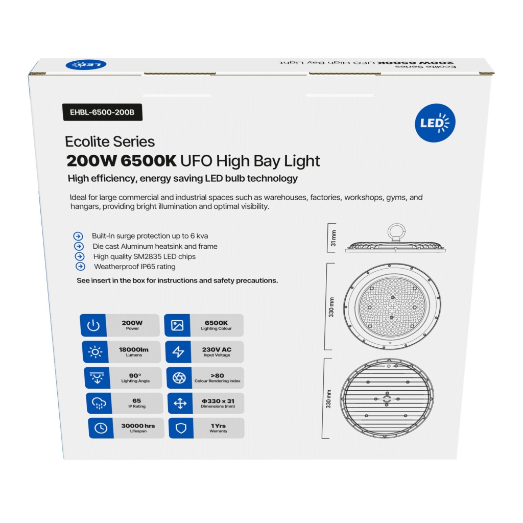 High Bay Light - EHBL-6500-200B 004