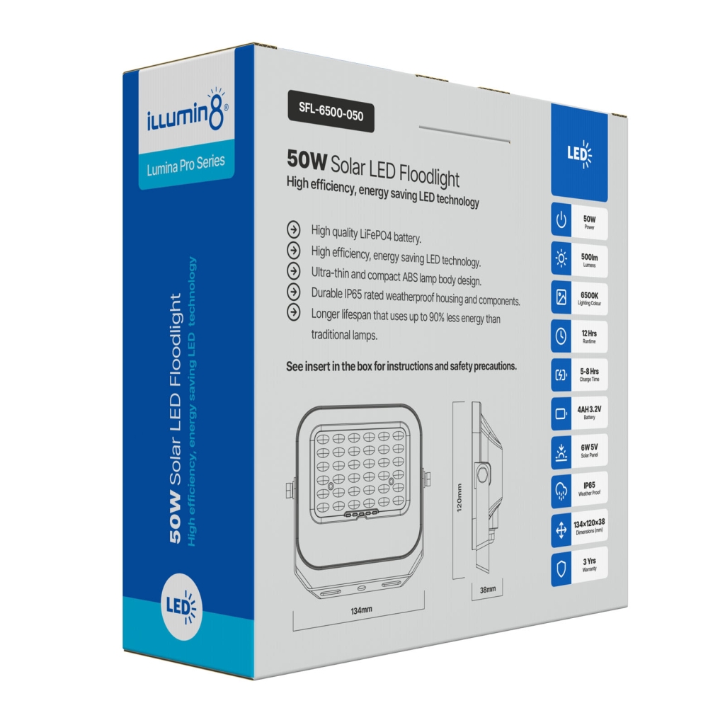 Solar Floodlight - SFL-6500-050 002